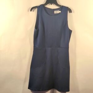 mare mare square neck linen a line mini dress Dresses | Squareneck Aline Silhouette_Sheath/Column Color:Dark_Navy Quick Guide to 2000s